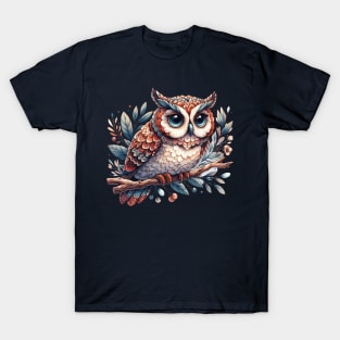 Owl Illustration T-Shirt
